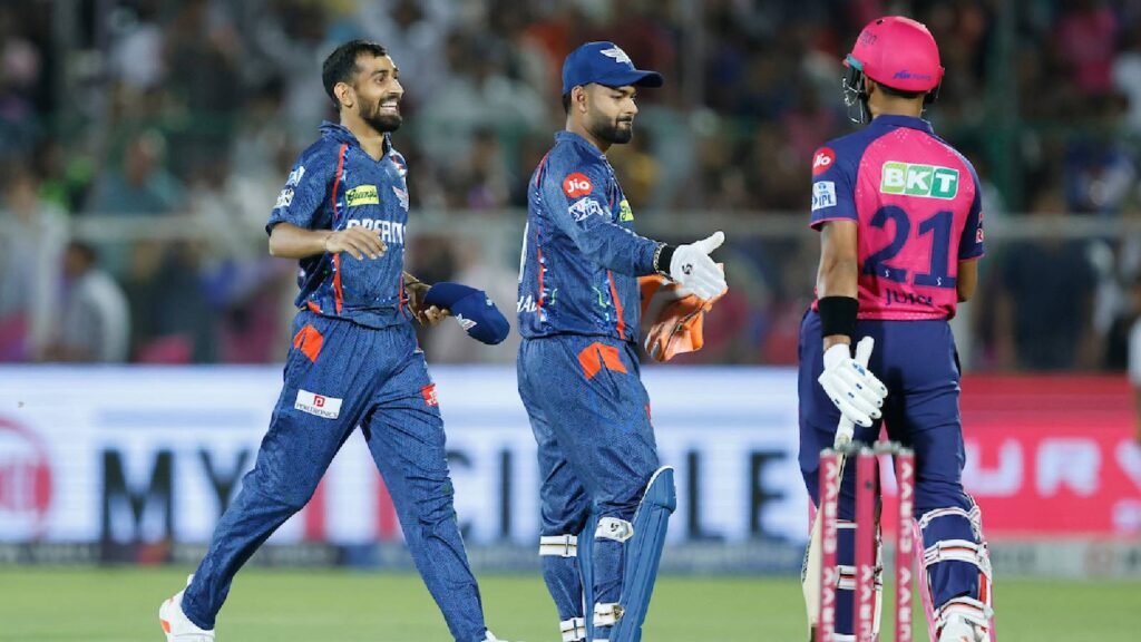 lucknow super giants vs rajasthan royals timeline